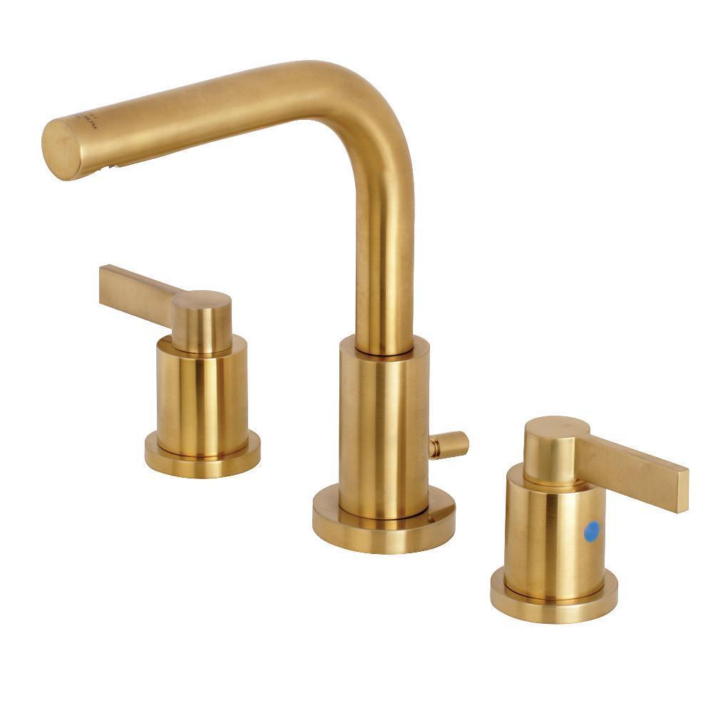 Fauceture NuvoFusion Widespread Bathroom Faucet Satin Brass