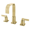 Fauceture NuvoFusion Widespread Bathroom Faucet Polished Brass