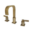Fauceture NuvoFusion Widespread Bathroom Faucet Vintage Brass
