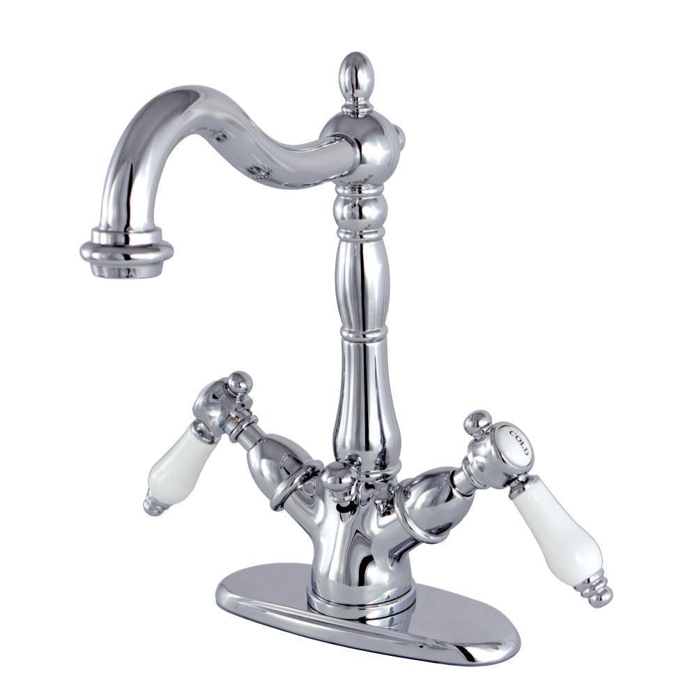Kingston Brass Bel-Air 4" Centerset Bathroom Faucet Polished Chrome