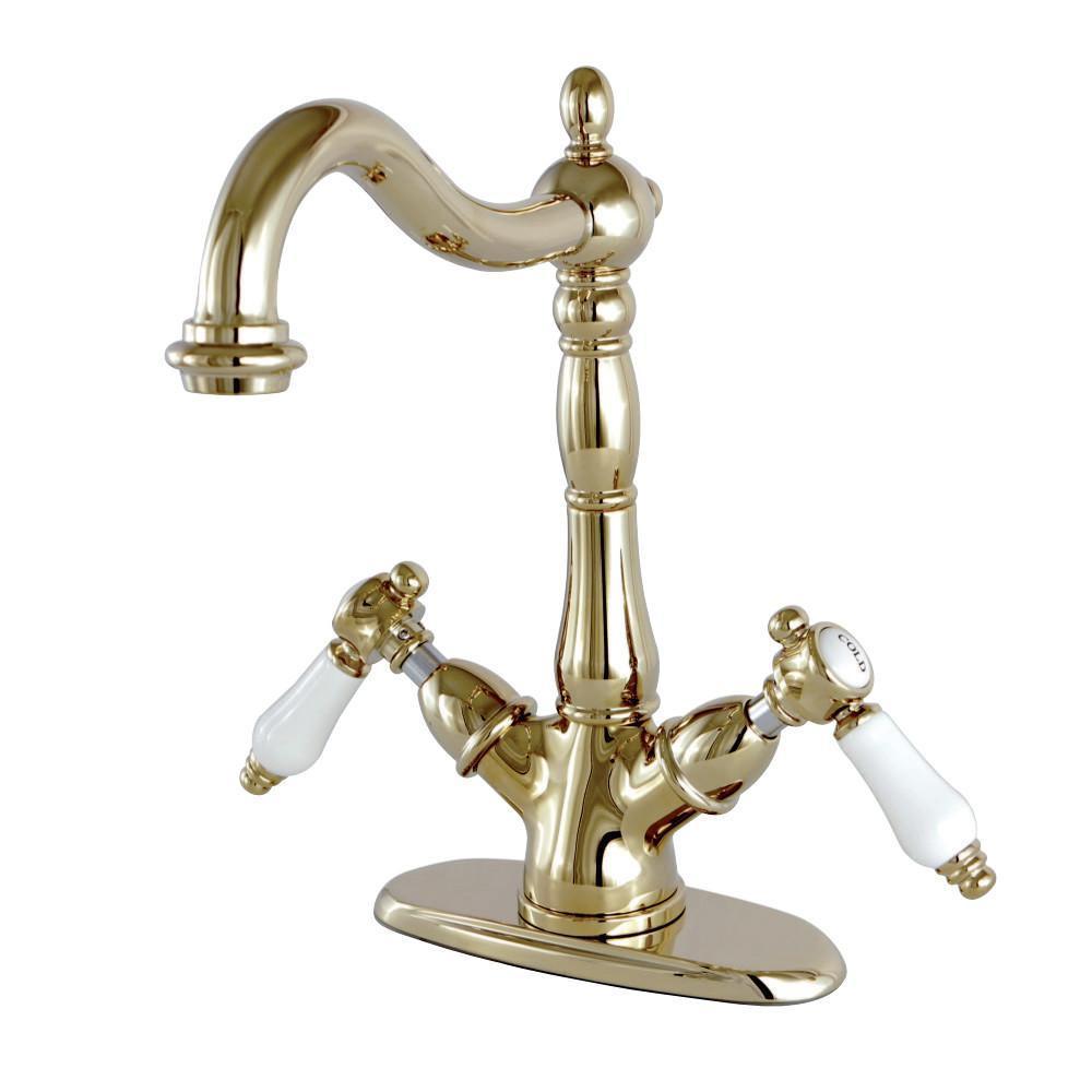 Kingston Brass Bel-Air Vessel Faucet Polished Brass