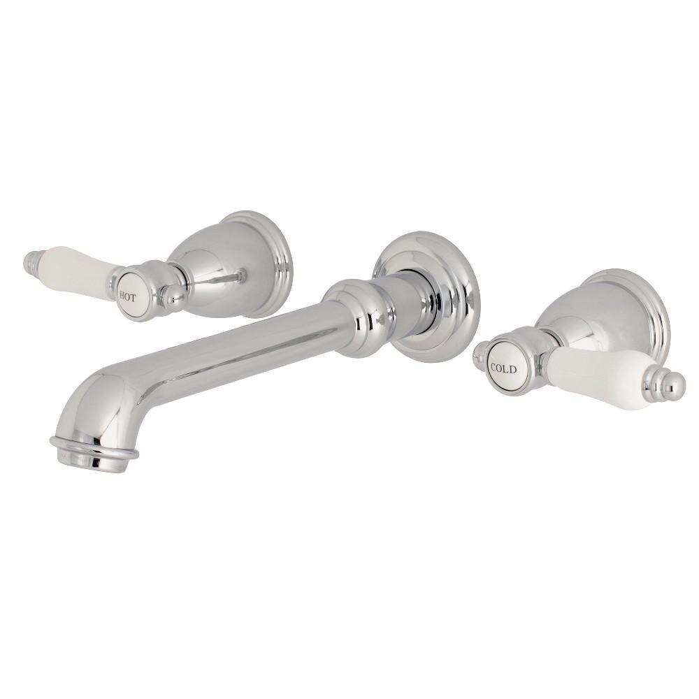 Kingston Brass Bel-Air Wall-Mount Bathroom Faucet Polished Chrome