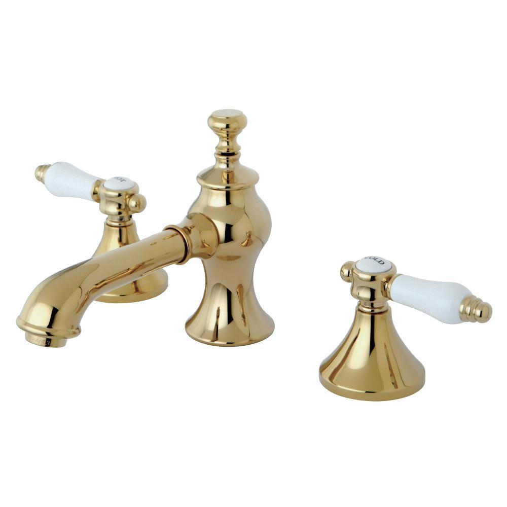 Kingston Brass Bel-Air Widespread Bathroom Faucet Polished Brass