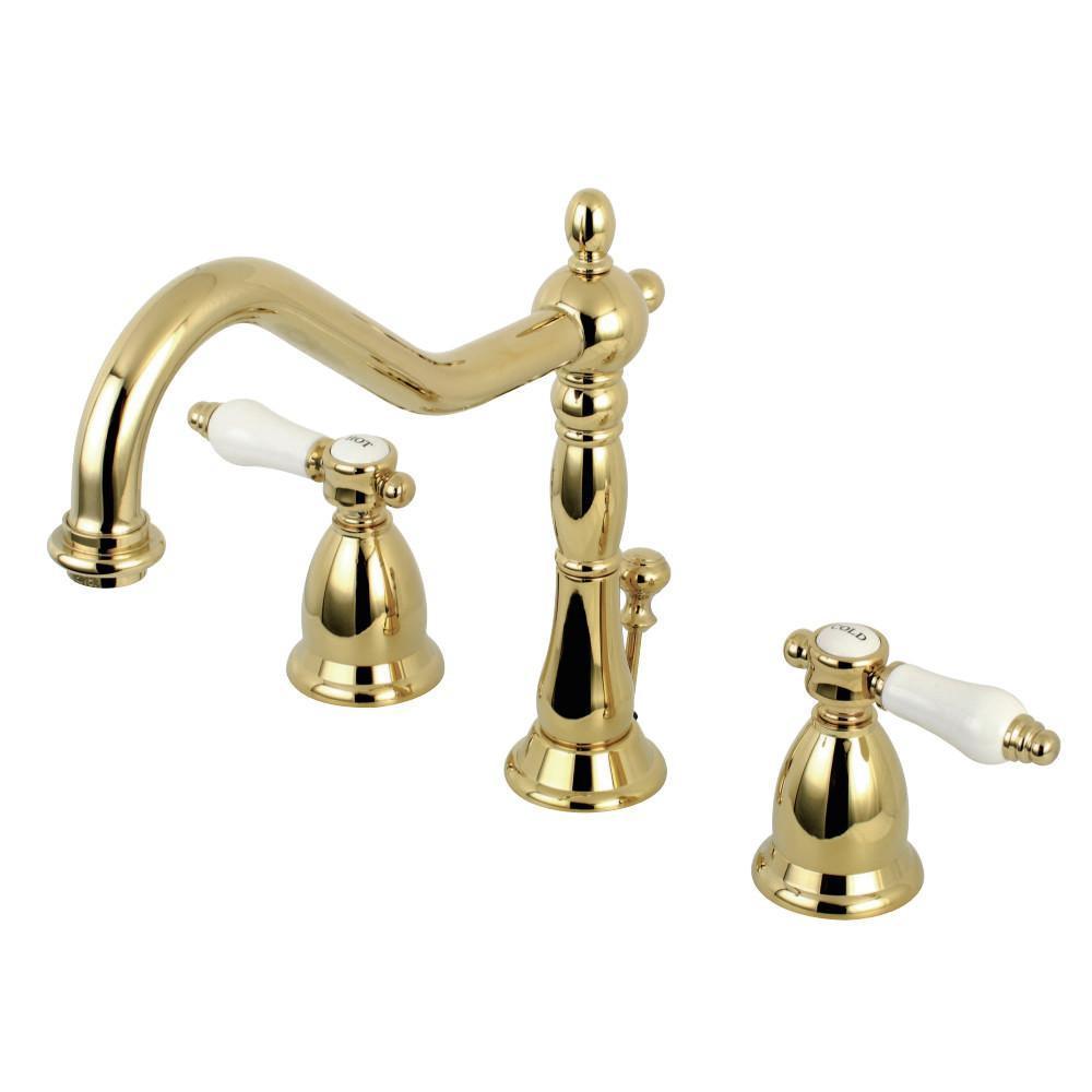 Kingston Brass Bel-Air Widespread Bathroom Faucet Polished Brass