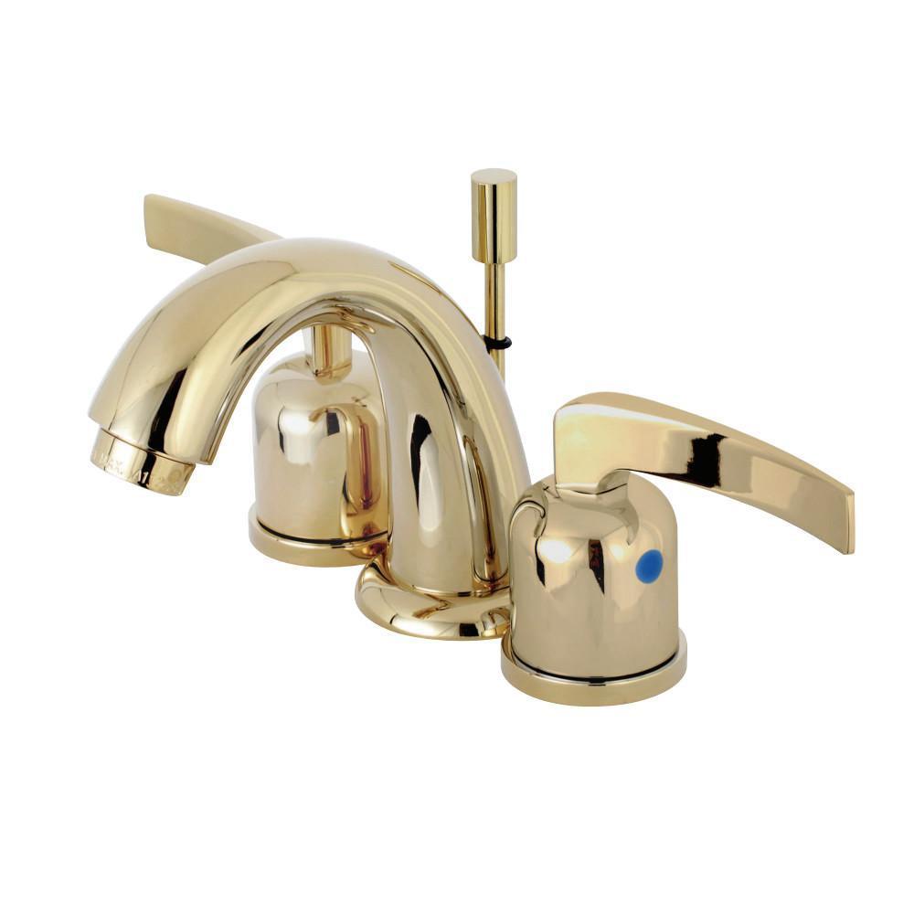 Kingston Brass Centurion Widespread Bathroom Faucet Polished Brass