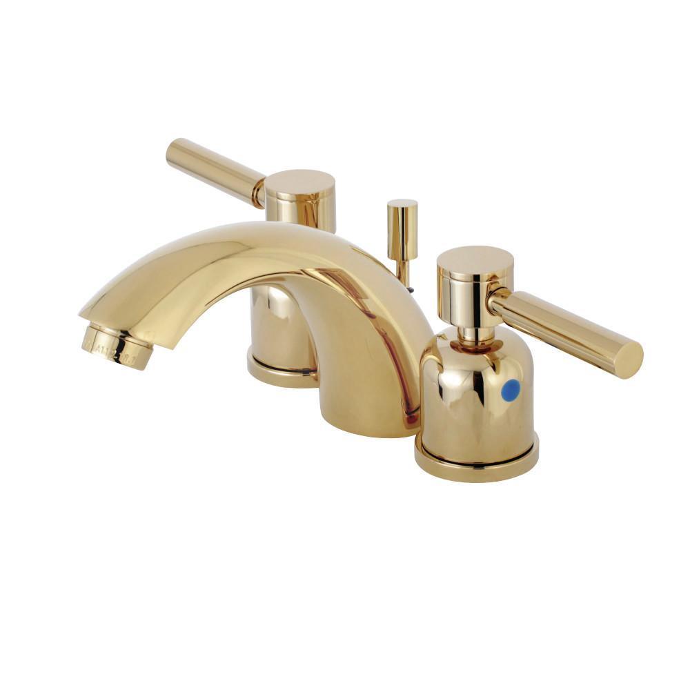 Kingston Brass Concord Mini-Widespread Bathroom Faucet Polished Brass