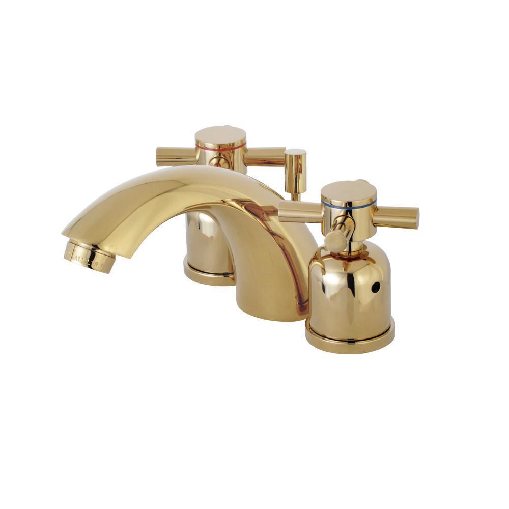 Kingston Brass Concord Mini-Widespread Bathroom Faucet Polished Brass