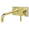 Kingston Brass Concord Wall-Mount Bathroom Faucet Polished Brass