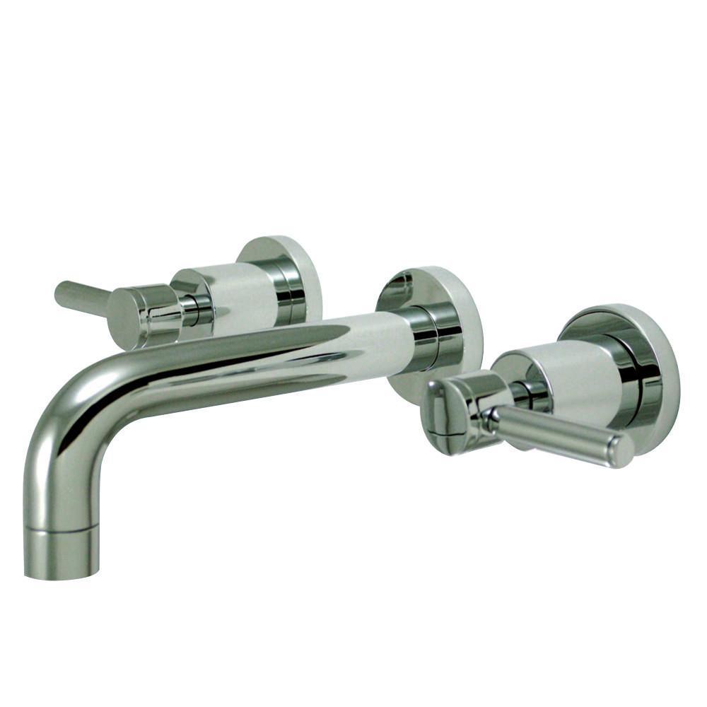 Kingston Brass Concord Wall-Mount Bathroom Faucet Polished Chrome