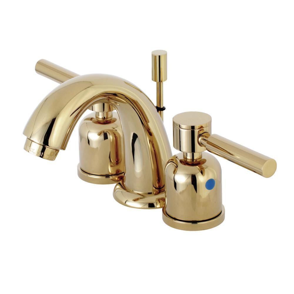 Kingston Brass Concord Widespread Bathroom Faucet Polished Brass