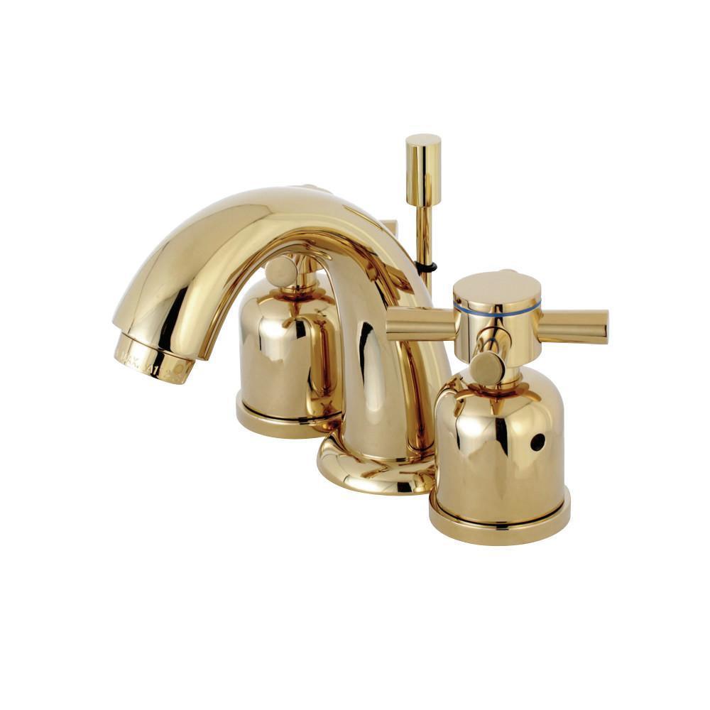Kingston Brass Concord Widespread Bathroom Faucet Polished Brass