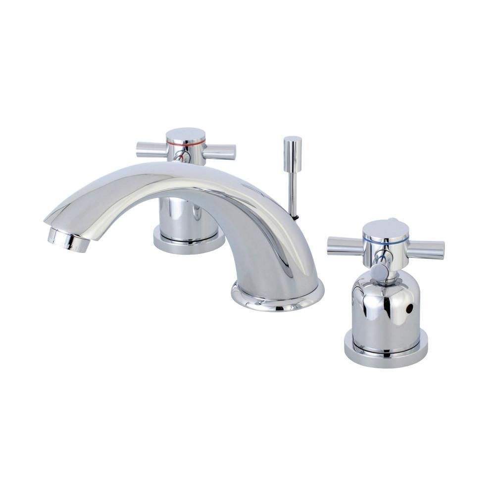 Kingston Brass Concord Widespread Bathroom Faucet Polished Chrome