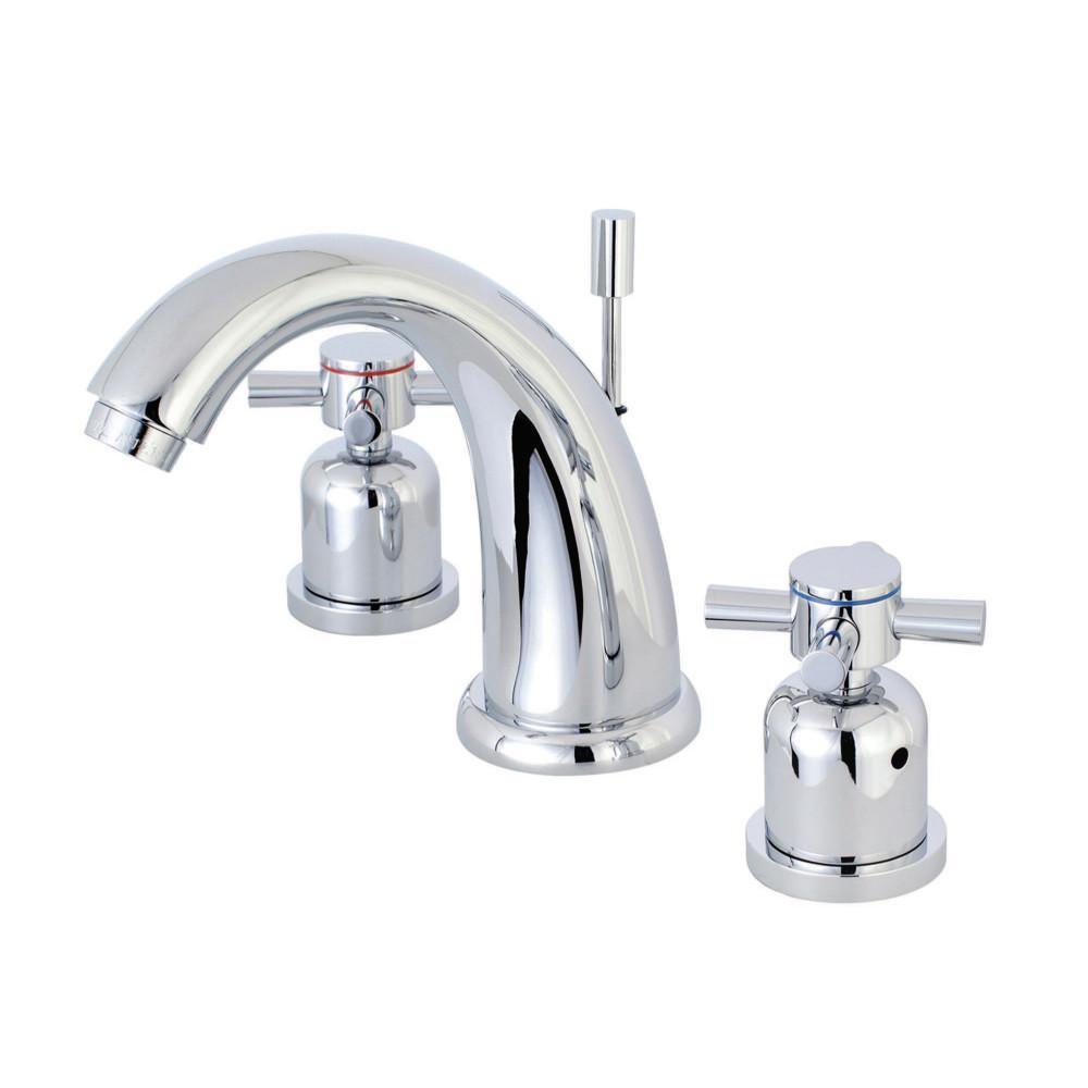Kingston Brass Concord Widespread Bathroom Faucet Polished Chrome