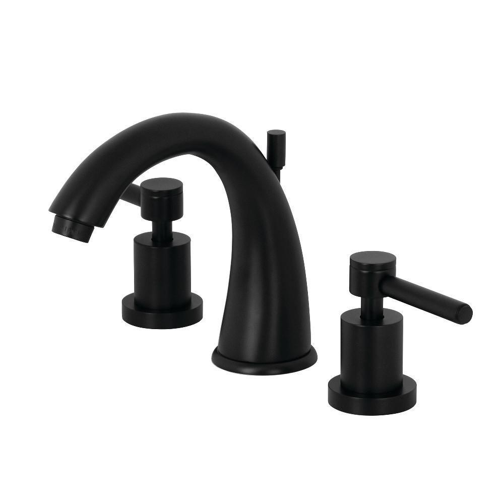 Kingston Brass Concord Widespread Bathroom Faucet Matte Black