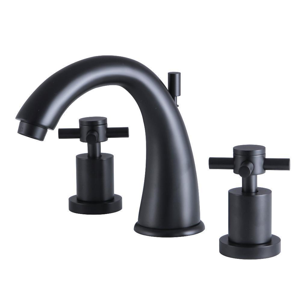 Kingston Brass Concord Widespread Bathroom Faucet Matte Black