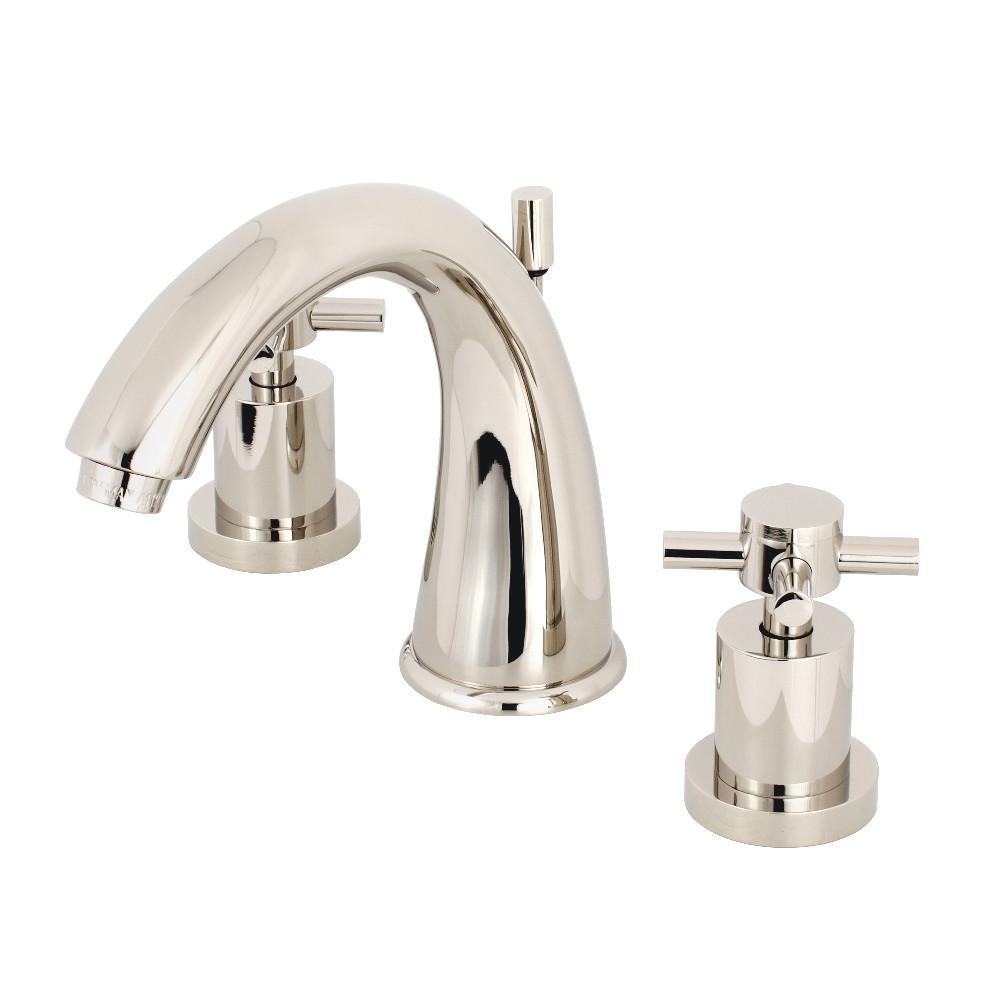 Kingston Brass Concord Widespread Bathroom Faucet Polished Nickel