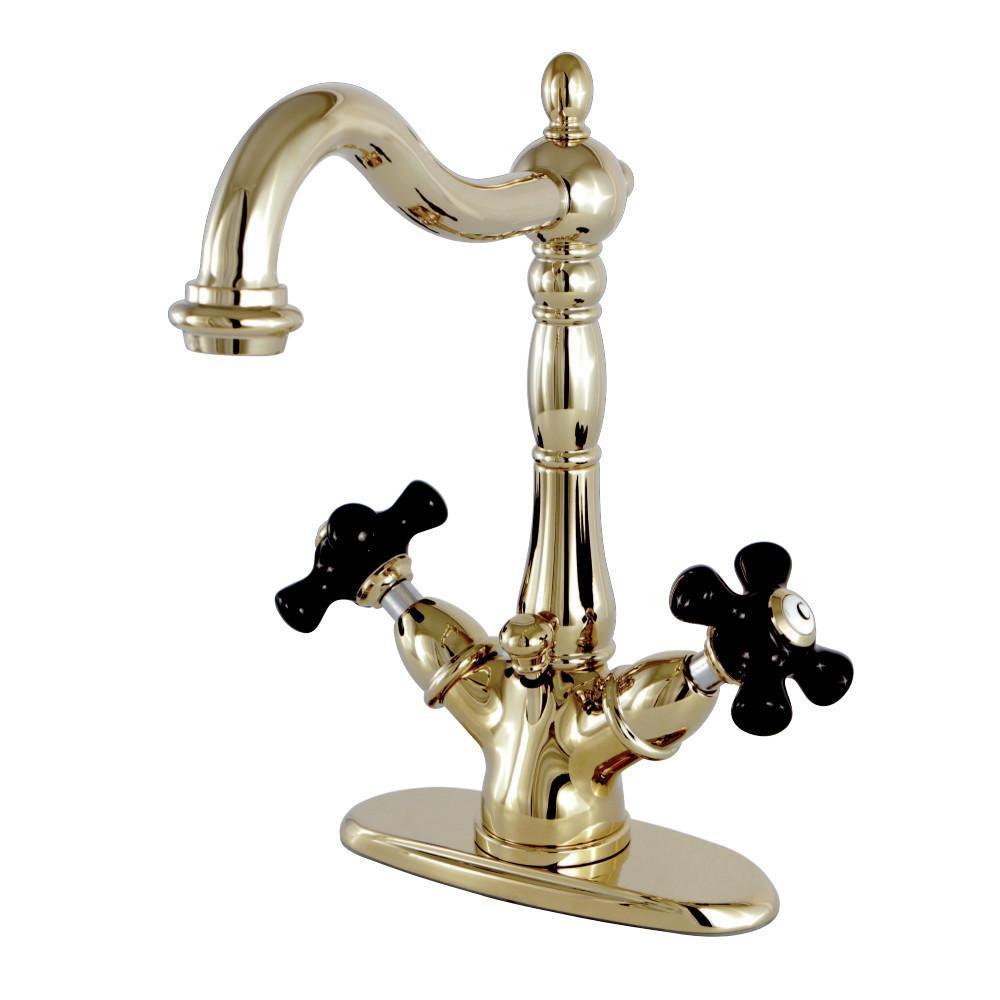 Kingston Brass Duchess 4" Centerset Bathroom Faucet Polished Brass