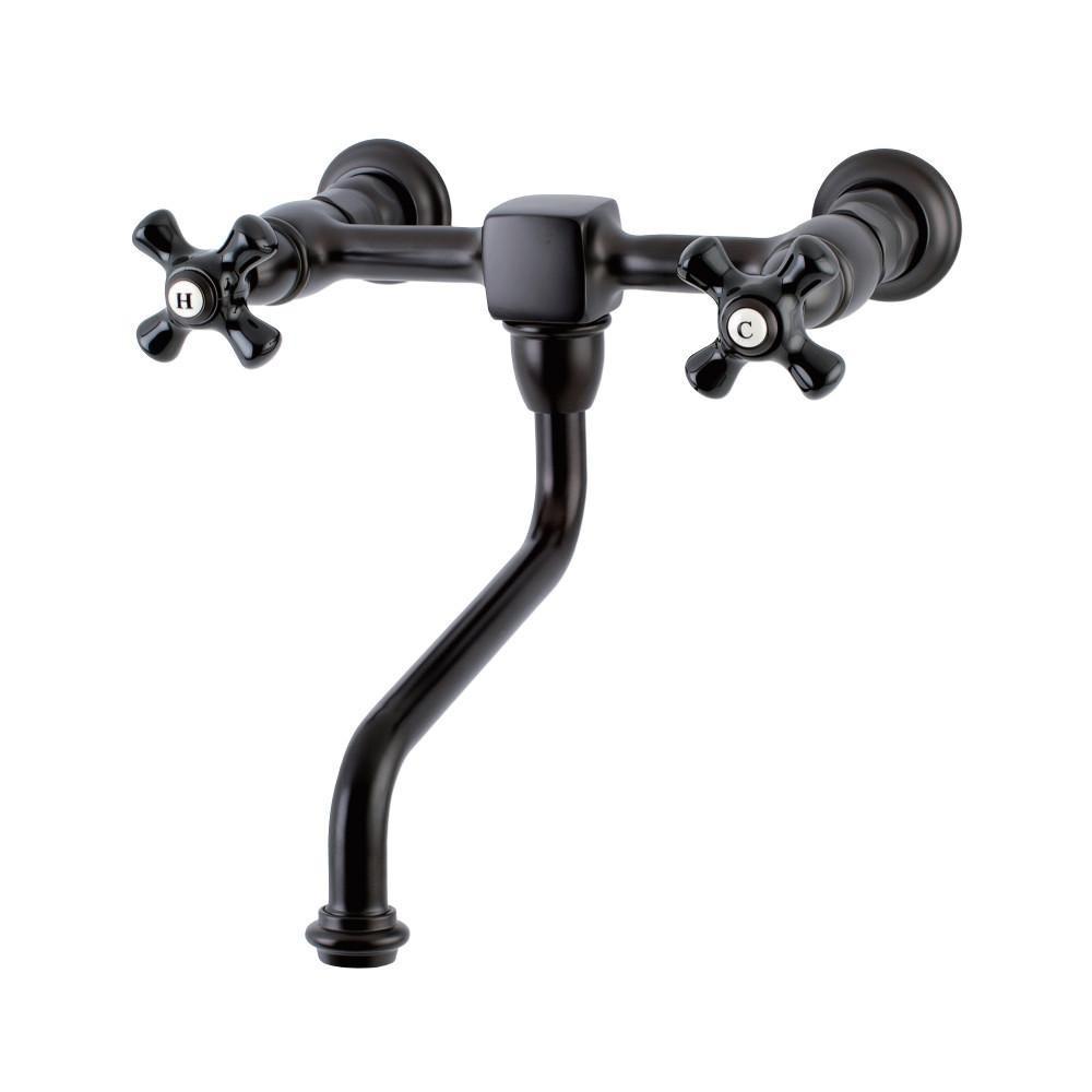 Kingston Brass Duchess Wall-Mount Bathroom Faucet Oil Rubbed Bronze