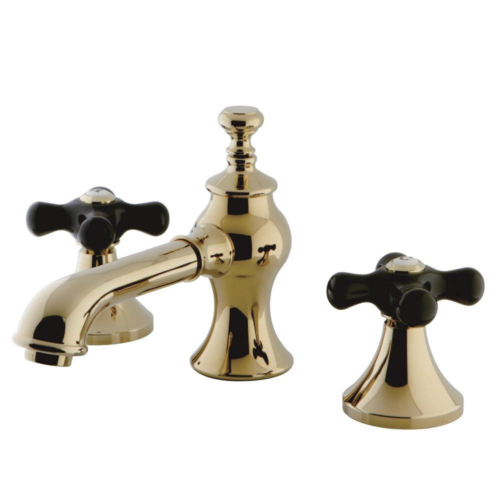 Kingston Brass Duchess Widespread Bathroom Faucet Polished Brass