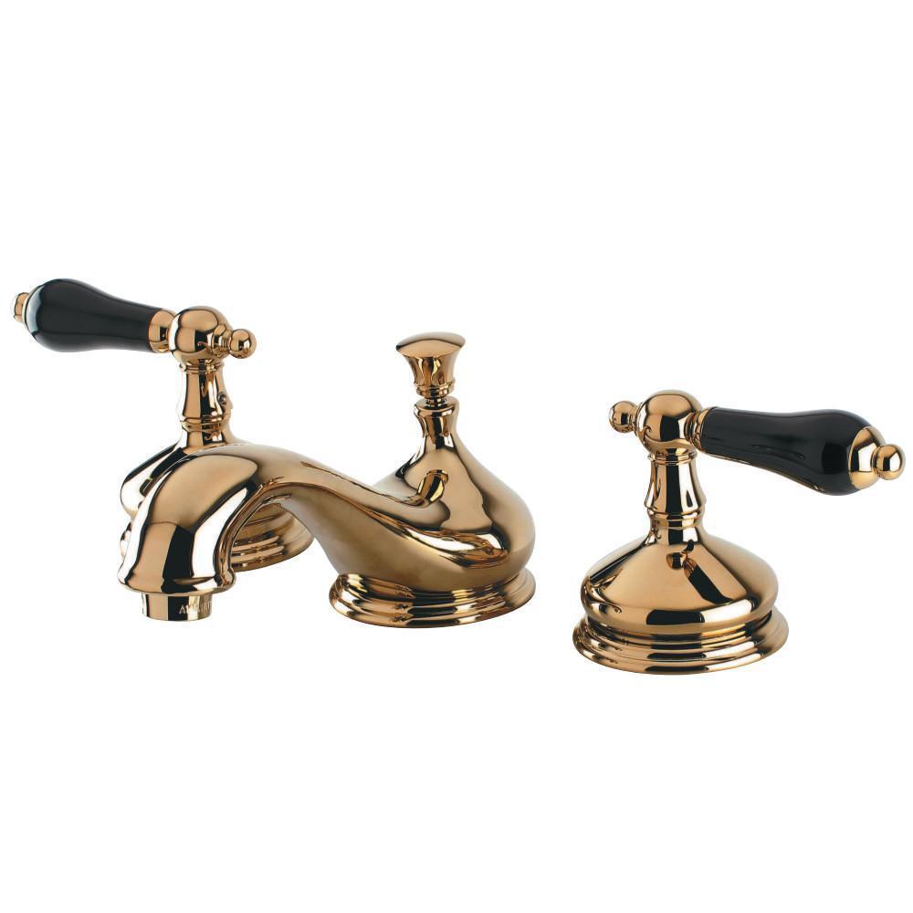 Kingston Brass Duchess Widespread Bathroom Faucet Polished Brass