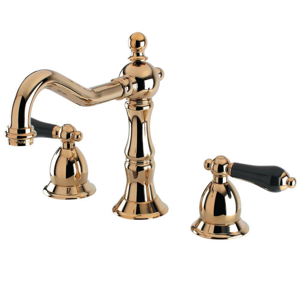 Kingston Brass Duchess Widespread Bathroom Faucet Polished Brass