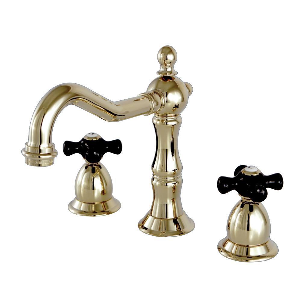 Kingston Brass Duchess Widespread Bathroom Faucet Polished Brass