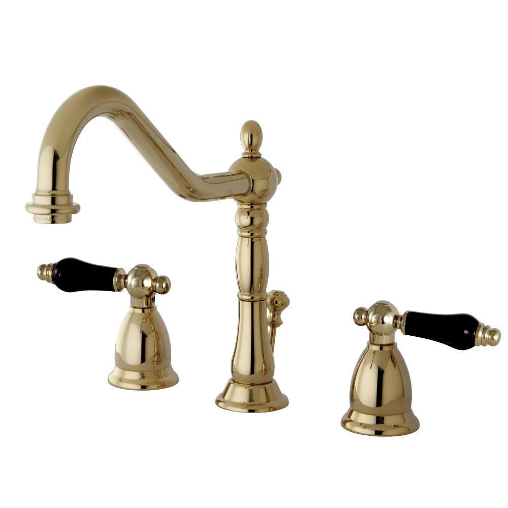 Kingston Brass Duchess Widespread Bathroom Faucet Polished Brass