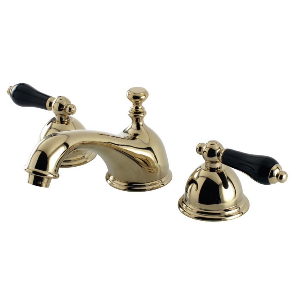 Kingston Brass Duchess Widespread Bathroom Faucet Polished Brass