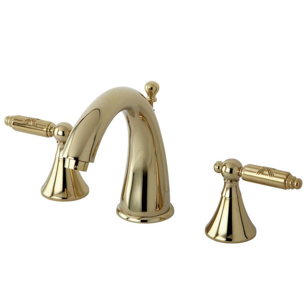 Kingston Brass Elinvar Widespread Bathroom Faucet Polished Brass