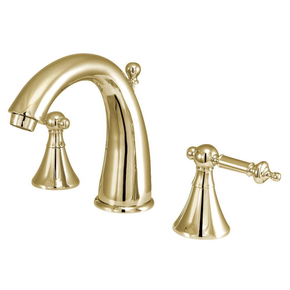 Kingston Brass Elinvar Widespread Bathroom Faucet Polished Brass