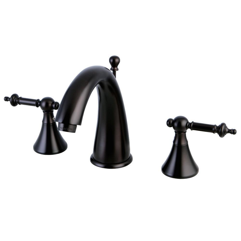 Kingston Brass Elinvar Widespread Bathroom Faucet Oil Rubbed Bronze