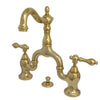 Kingston Brass English Country Bridge Bathroom Faucet Polished Brass