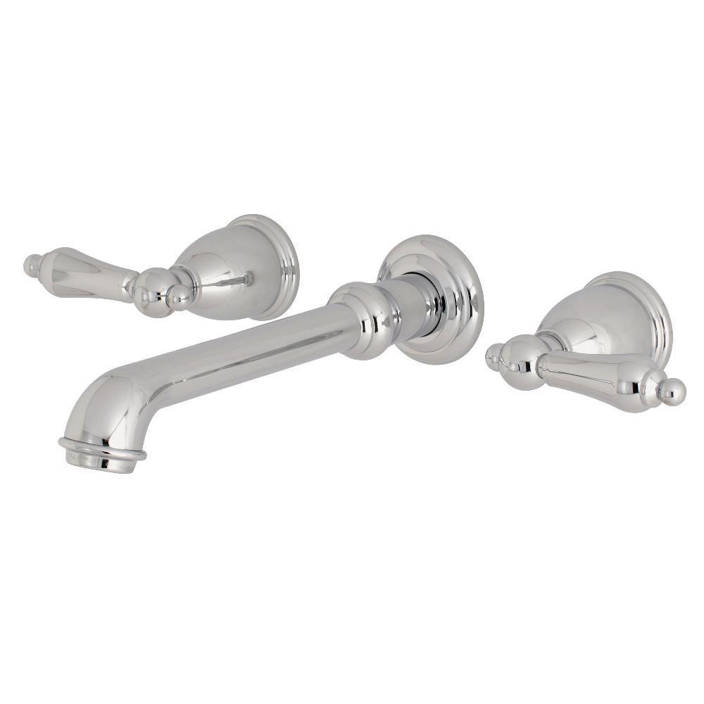 Kingston Brass English Country Wall-Mount Bathroom Faucet Polished Chrome