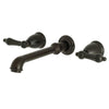 Kingston Brass English Country Wall-Mount Bathroom Faucet Oil Rubbed Bronze
