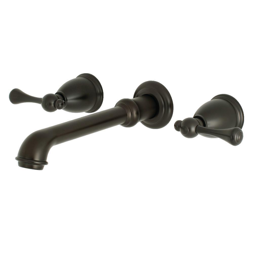 Kingston Brass English Country Wall-Mount Bathroom Faucet Oil Rubbed Bronze