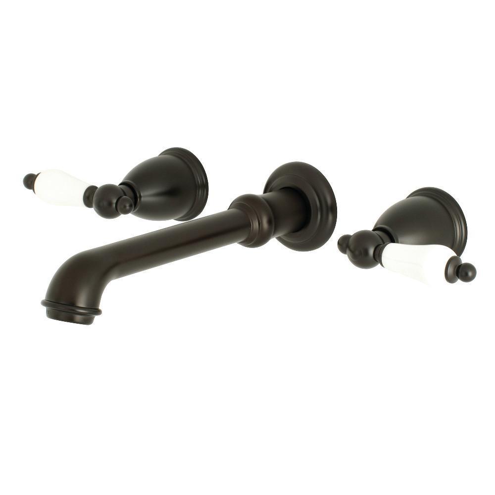 Kingston Brass English Country Wall-Mount Bathroom Faucet Oil Rubbed Bronze