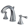 Kingston Brass English Country Widespread Bathroom Faucet Polished Chrome