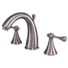 Kingston Brass English Country Widespread Bathroom Faucet Brushed Nickel