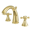 Kingston Brass English Country Widespread Bathroom Faucet Polished Brass