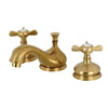 Kingston Brass Essex Widespread Bathroom Faucet Satin Brass