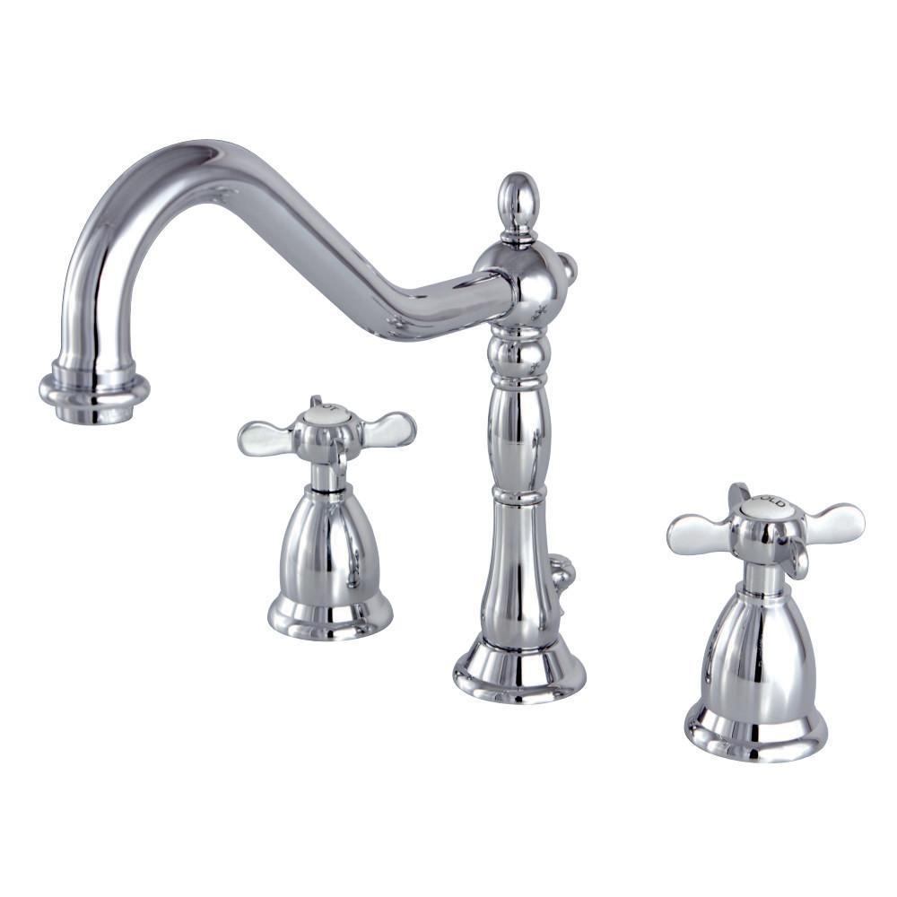 Kingston Brass Essex Widespread Bathroom Faucet Polished Chrome