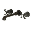 Kingston Brass French Country Wall-Mount Bathroom Faucet Oil Rubbed Bronze