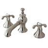 Kingston Brass French Country Widespread Bathroom Faucet Brushed Nickel
