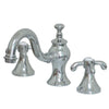 Kingston Brass French Country Widespread Bathroom Faucet Polished Chrome