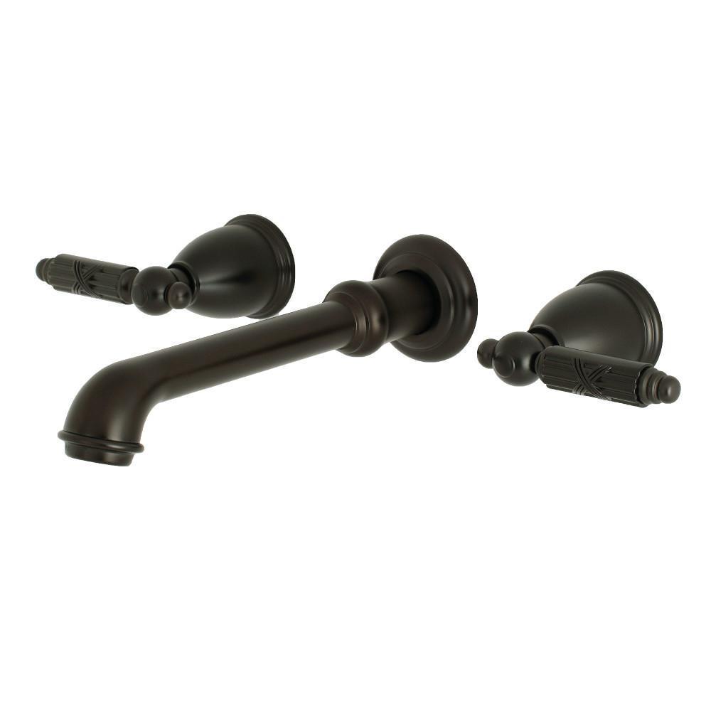 Kingston Brass Georgian Wall-Mount Bathroom Faucet Oil Rubbed Bronze