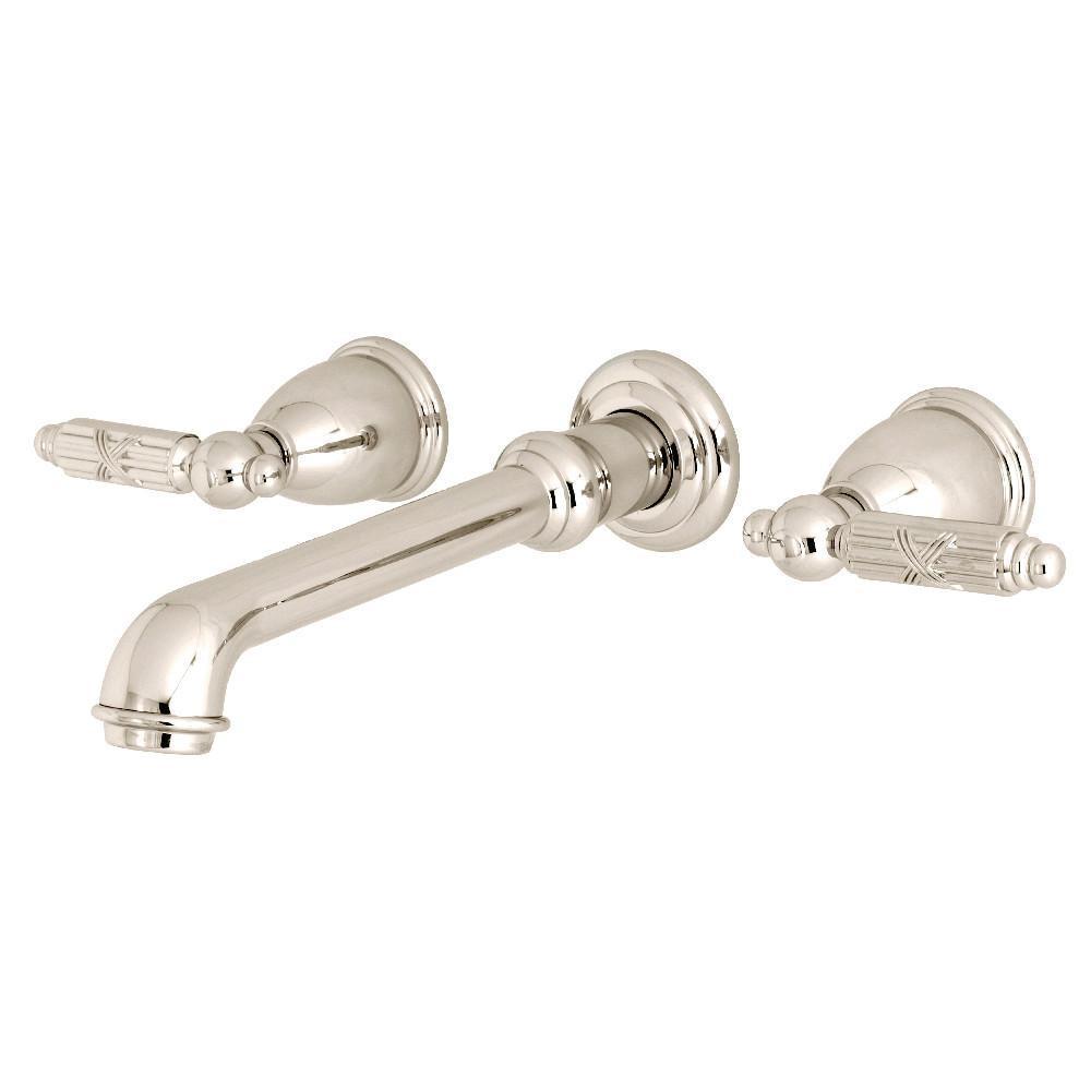Kingston Brass Georgian Wall-Mount Bathroom Faucet Polished Nickel