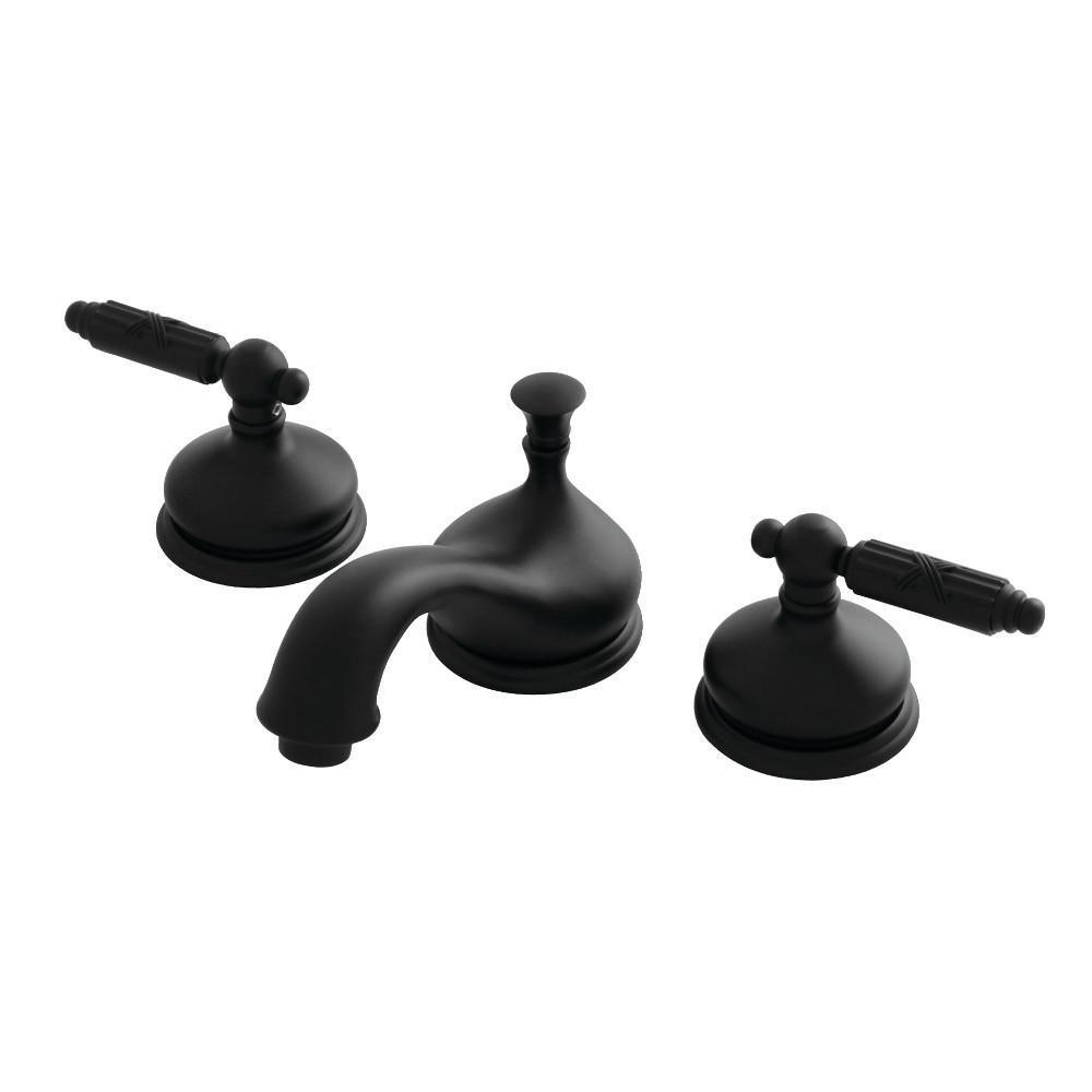 Kingston Brass Georgian Widespread Bathroom Faucet Matte Black