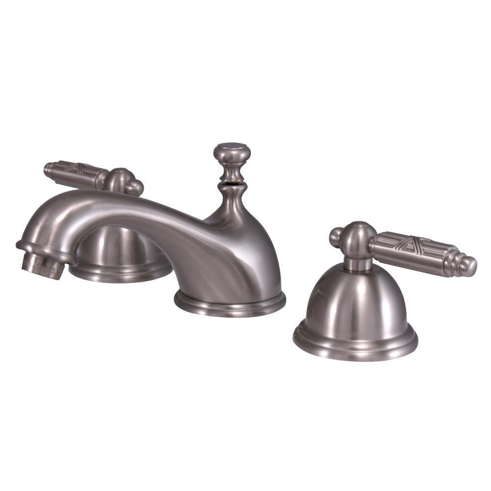 Kingston Brass Georgian Widespread Bathroom Faucet Brushed Nickel