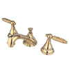 Kingston Brass Georgian Widespread Bathroom Faucet Polished Brass