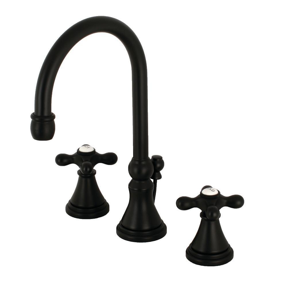 Kingston Brass Governor Widespread Bathroom Faucet Matte Black